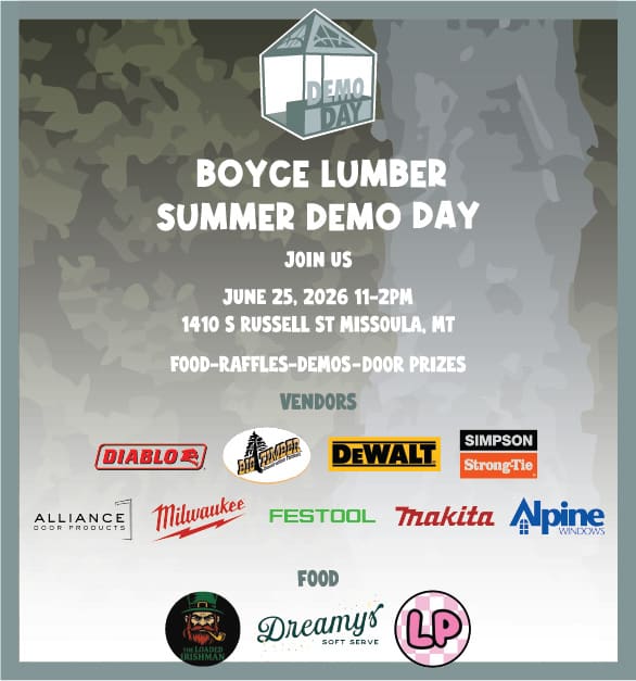 Boyce Lumber Demo Day